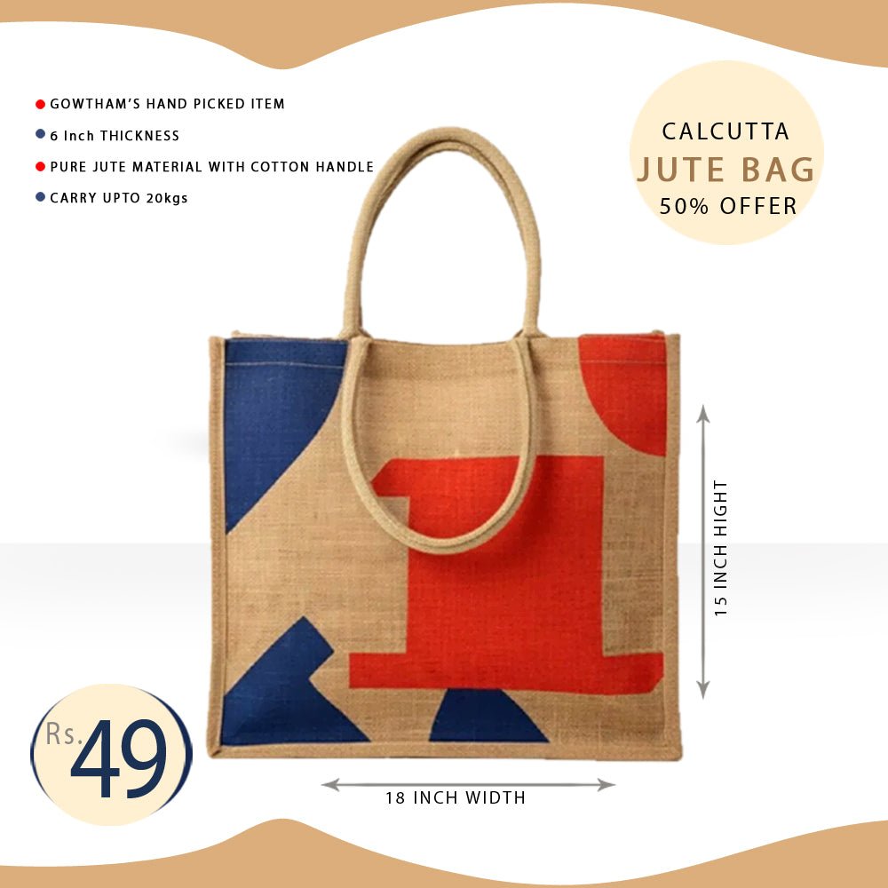 Calcutta Jute Bag ( Ready Stock ) JB01