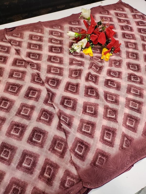Chiffon Fancy Saree FSS31 - Sri Sakthi Pugazh Tex FSS31 - Silk Saree