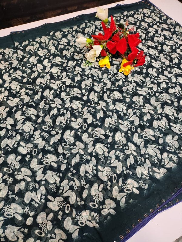 Chiffon Fancy Saree FSS60 - Sri Sakthi Pugazh Tex FSS60 - Silk Saree