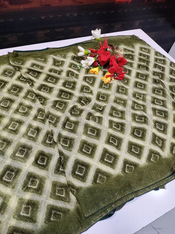 Chiffon Fancy Saree FSS91 - Sri Sakthi Pugazh Tex FSS91 - Silk Saree