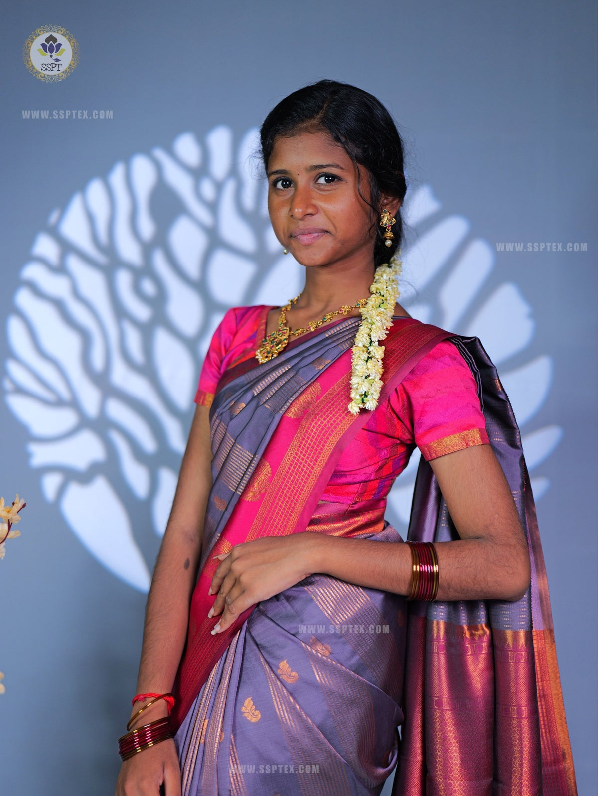 Chitra Soft Silk saree for women featuring elegant soft silk fabric with graceful traditional design suitable for weddings receptions and festive occasions, Full View 