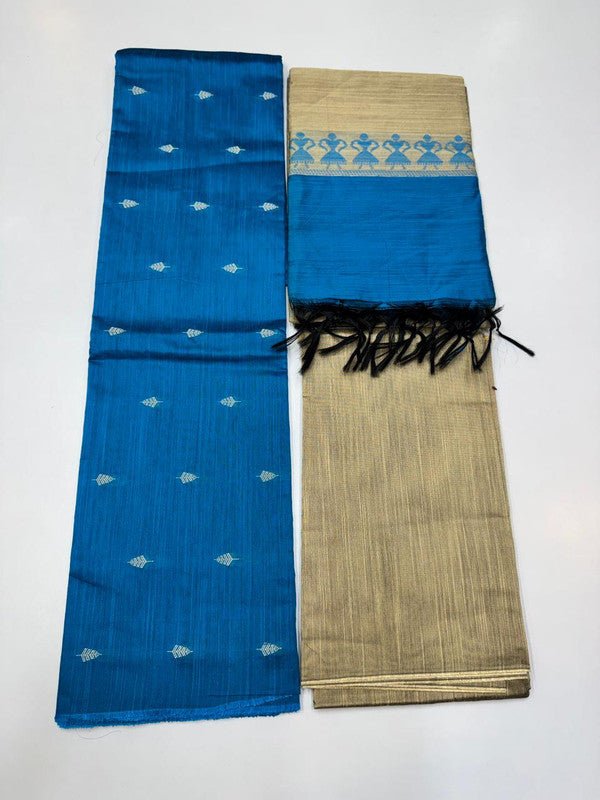Chudithar Material in cotton fabric with elegant thread work for women