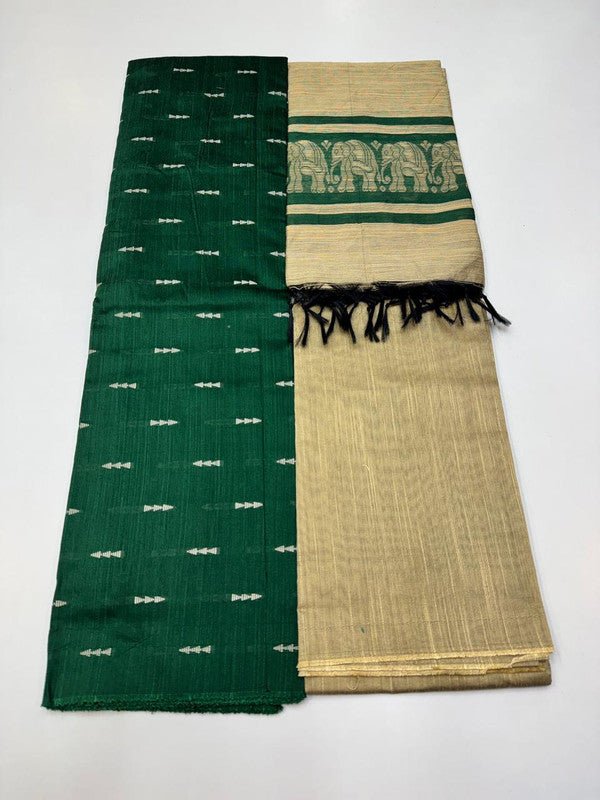 Chudithar Material in cotton fabric with elegant thread work for women