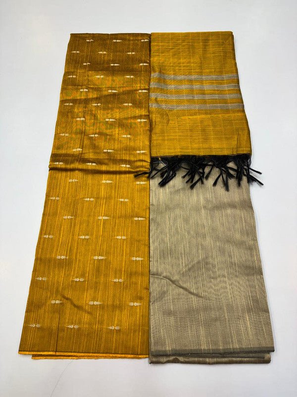 Chudithar Material in cotton fabric with elegant thread work for women