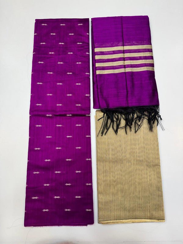 Chudithar Material in cotton fabric with elegant thread work for women