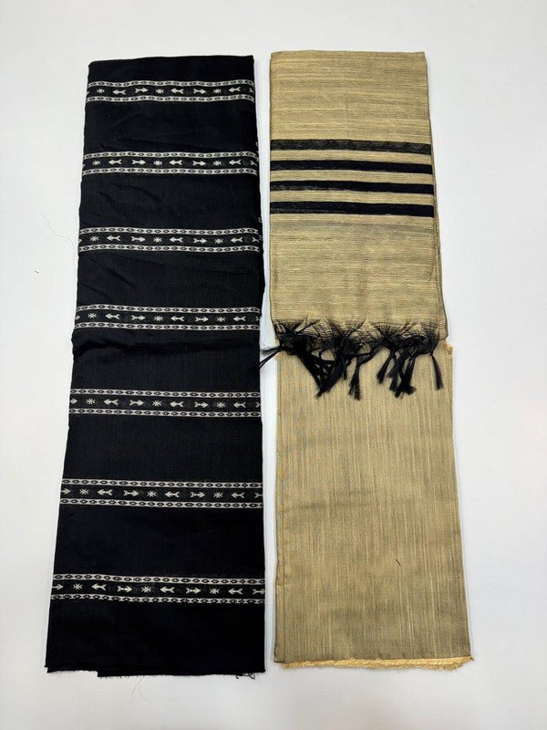 Chudithar Material in cotton fabric with elegant thread work for women