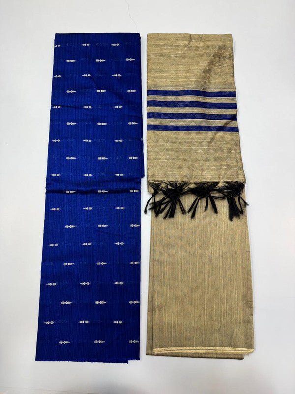 Chudithar Material in cotton fabric with elegant thread work for women