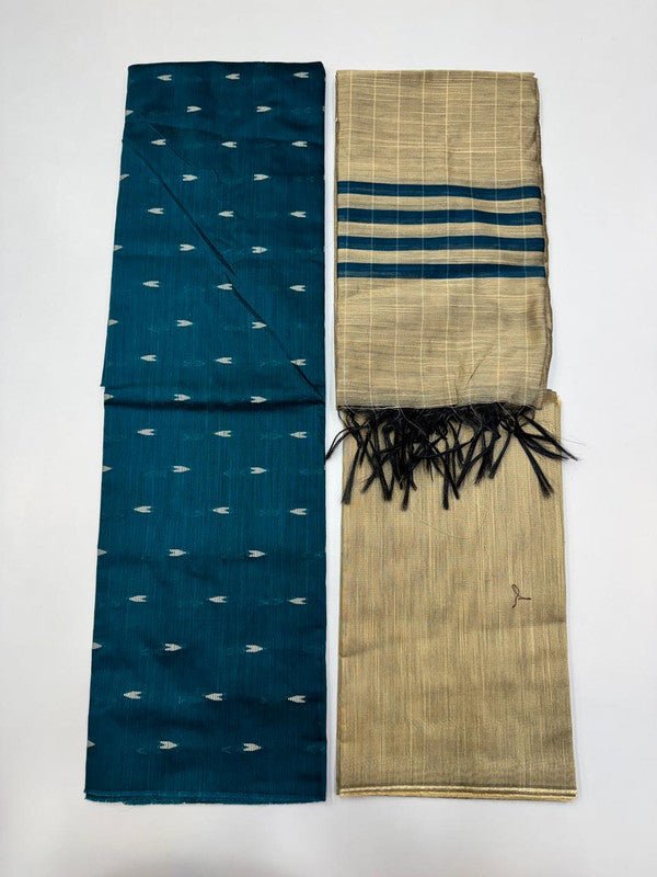 Chudithar Material in cotton fabric with elegant thread work for women
