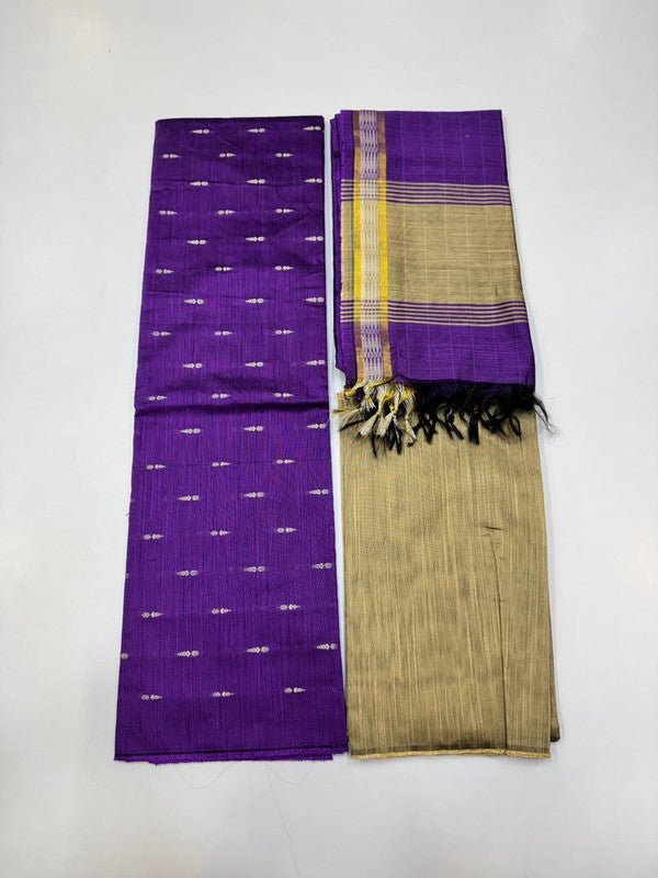 Chudithar Material in cotton fabric with elegant thread work for women