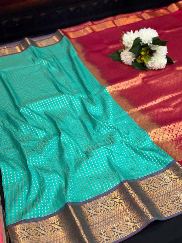 Diya Saree (1000 Putta Saree) DS08 - Sri Sakthi Pugazh Tex - Soft Silk