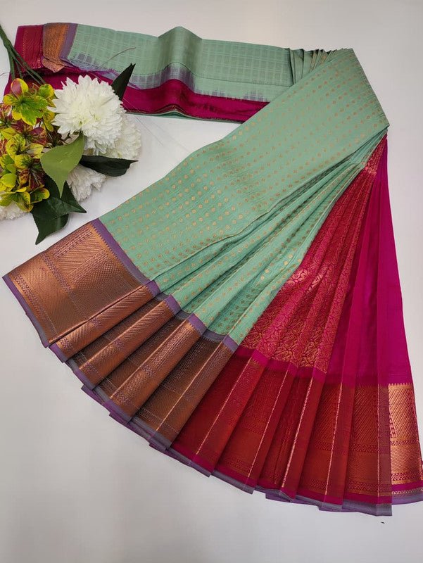 Diya Soft Silk Thousand Butta Saree for Women
