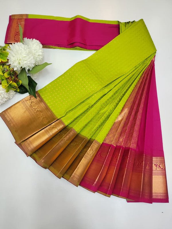 Diya Soft Silk Thousand Butta Saree for Women