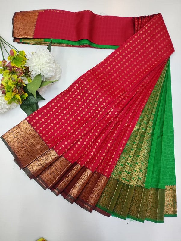 Diya Soft Silk Thousand Butta Saree for Women