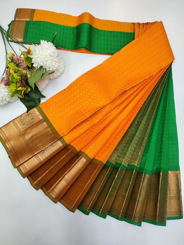 Diya Soft Silk Thousand Butta Saree for Women