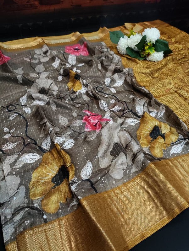 Premium Dola Vairaoosi Zari Silk Femina Fancy Saree for women
