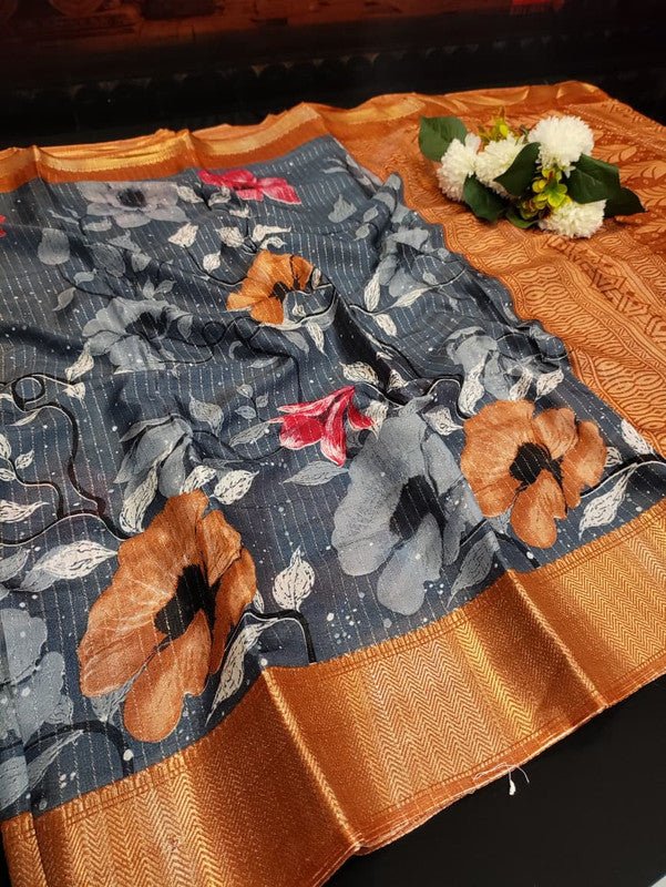 Premium Dola Vairaoosi Zari Silk Femina Fancy Saree for women