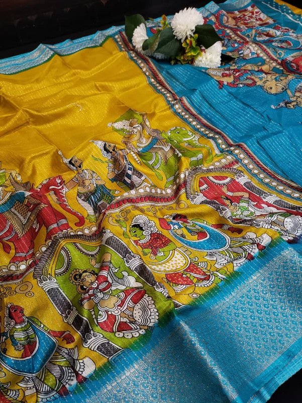 Elegant Femina Fancy Saree with Jacquard blouse for party wear