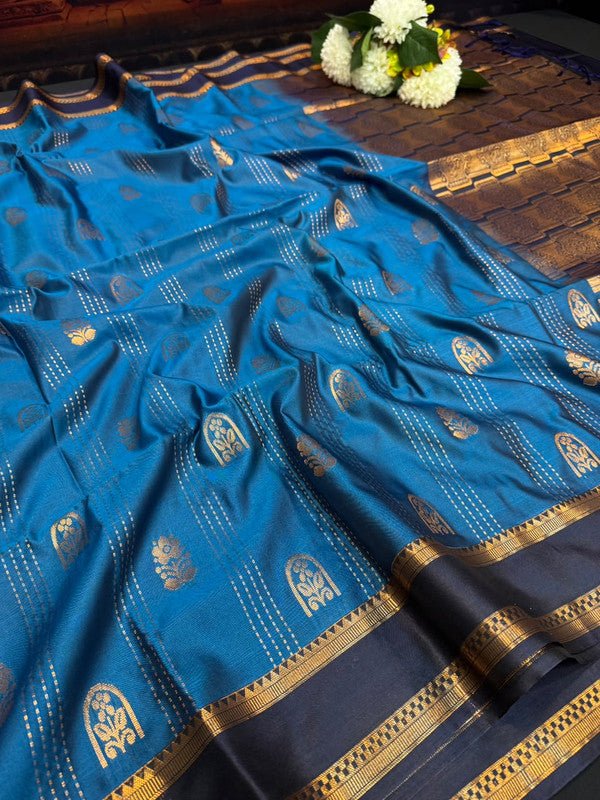 Gayatri Soft Silk | Zari Work | GY90 - Sri Sakthi Pugazh Tex - Soft Silk