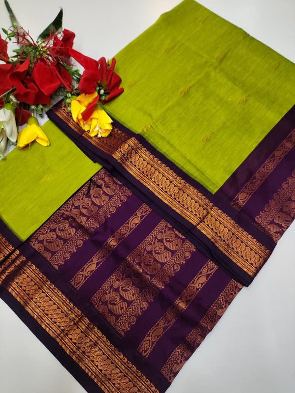 Kalyani Cotton Saree in premium Zari Cotton fabric for festive wear