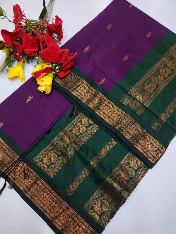 Kalyani Cotton Saree in premium Zari Cotton fabric for festive wear