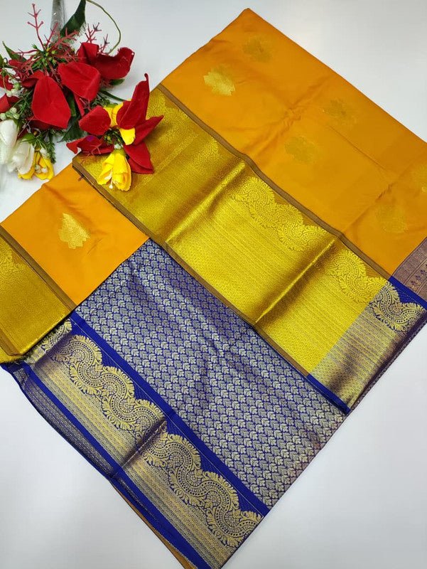 Add the Kanji Soft Silk Saree to your collection today and embrace timeless tradition with unmatched elegance.