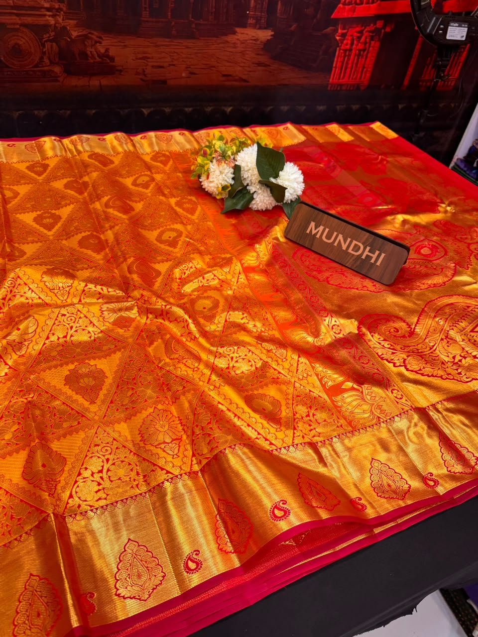 Kanmani Pattu Mix Wedding Saree – Elegant Traditional Silk Look| PW33 - Sri Sakthi Pugazh Tex - Pattu Silk