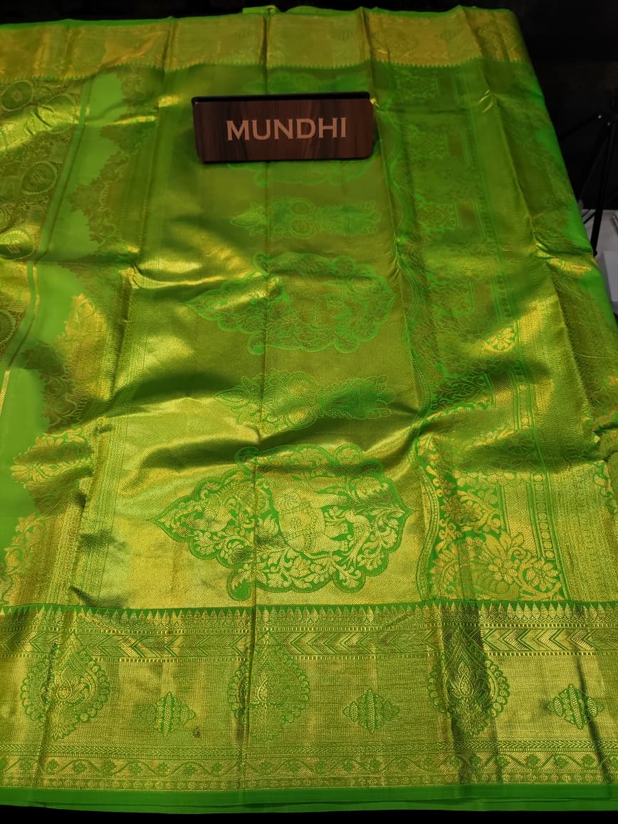 Kanmani Pattu Mix Wedding Saree – Elegant Traditional Silk Look| PW39 - Sri Sakthi Pugazh Tex - Pattu Silk