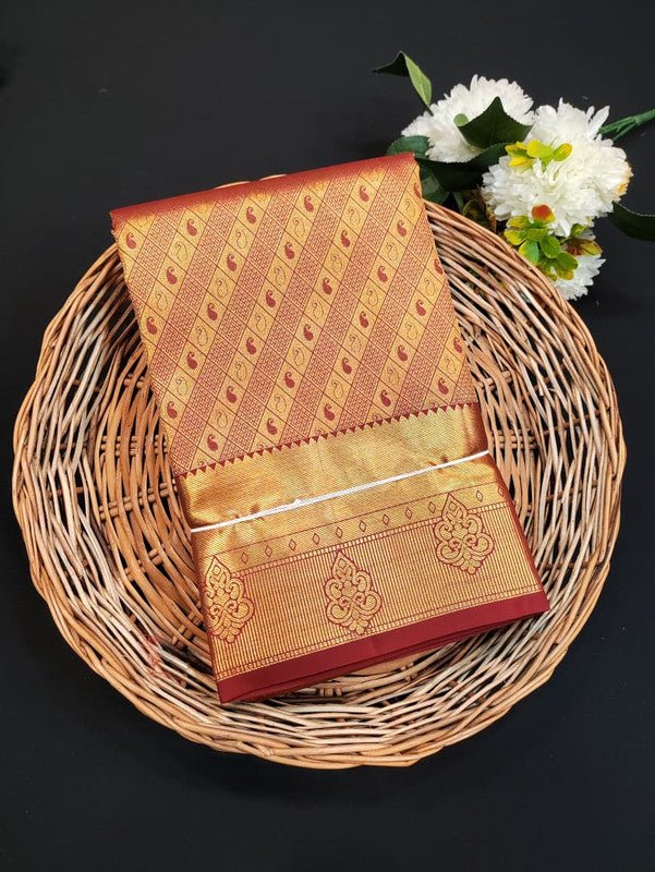 Kanmani Pattu Mix Wedding Saree – Elegant Traditional Silk Look| PW52 - Sri Sakthi Pugazh Tex - Pattu Silk