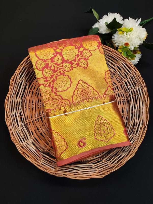 Kanmani Pattu Mix Wedding Saree – Elegant Traditional Silk Look| PW53 - Sri Sakthi Pugazh Tex - Pattu Silk