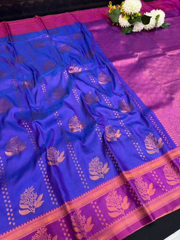 Kannamma Soft Silk Saree with Zari Work for Women