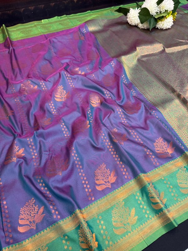 Kannamma Soft Silk Saree with Zari Work for Women