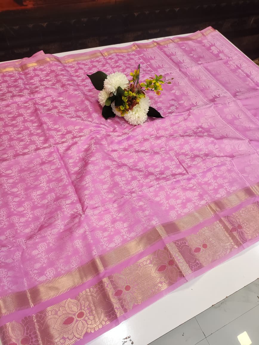 Karishma Brasso Zari Saree for |Party & Festive Wear| KB06 - Sri Sakthi Pugazh Tex - Varanasi