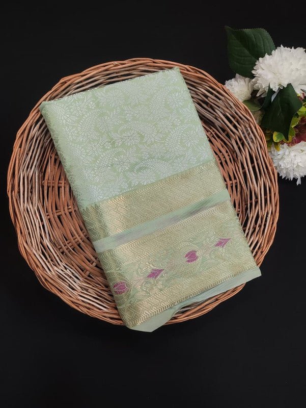 Karishma Brasso Zari Saree for festive and party wear women