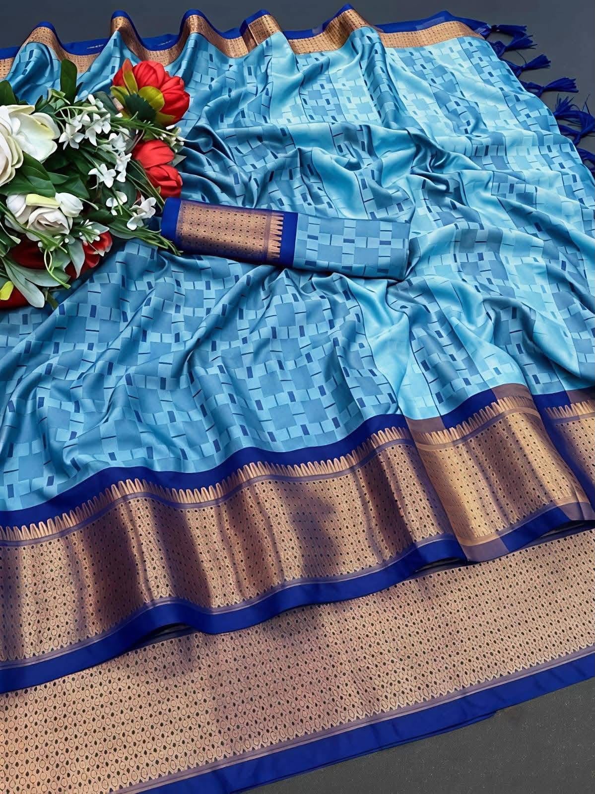 Kottanch Mayil Zari Silk Saree for |Party & Festival Wear| MSK01 - Sri Sakthi Pugazh Tex - Soft Silk Saree