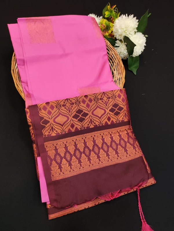 Kural Soft Silk (Aadi Offer BT-3) Take 5 Each Saree Rs.399/- KR110 - Sri Sakthi Pugazh Tex - Soft Silk