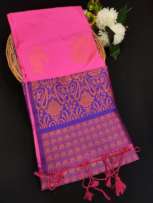 Kural Soft Silk (Aadi Offer BT-3)Take 5 Each Saree Rs.399/- KR114 - Sri Sakthi Pugazh Tex - Soft Silk