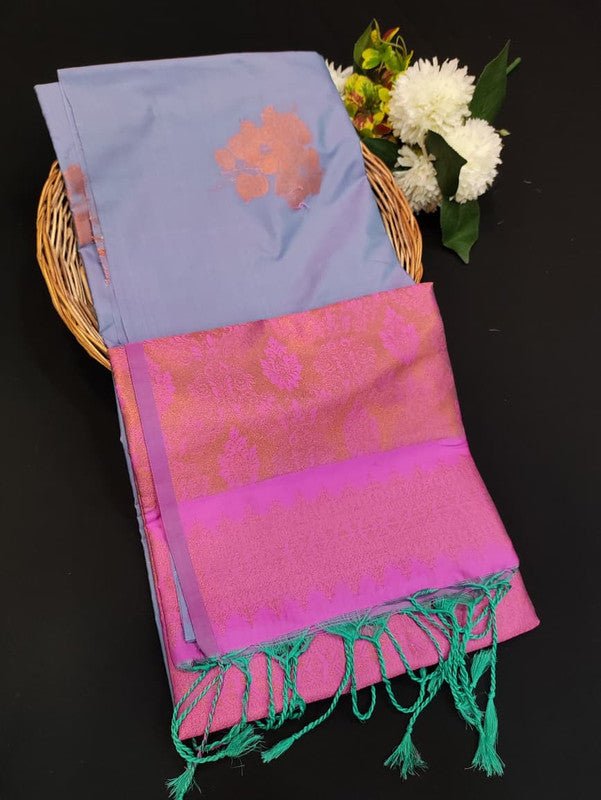 Kural Soft Silk (Aadi Offer BT-3)Take 5 Each Saree Rs.399/- KR126 - Sri Sakthi Pugazh Tex - Soft Silk