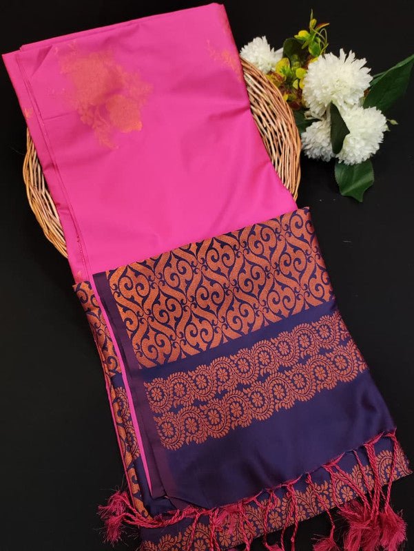 Kural Soft Silk (Aadi Offer BT-3)Take 5 Each Saree Rs.399/- KR138 - Sri Sakthi Pugazh Tex - Soft Silk