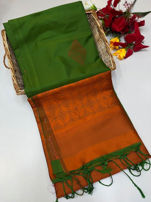 Kural Soft Silk (Aadi Offer BT-4)Take 5 Each Saree Rs.399/- KR159 - Sri Sakthi Pugazh Tex - Soft Silk