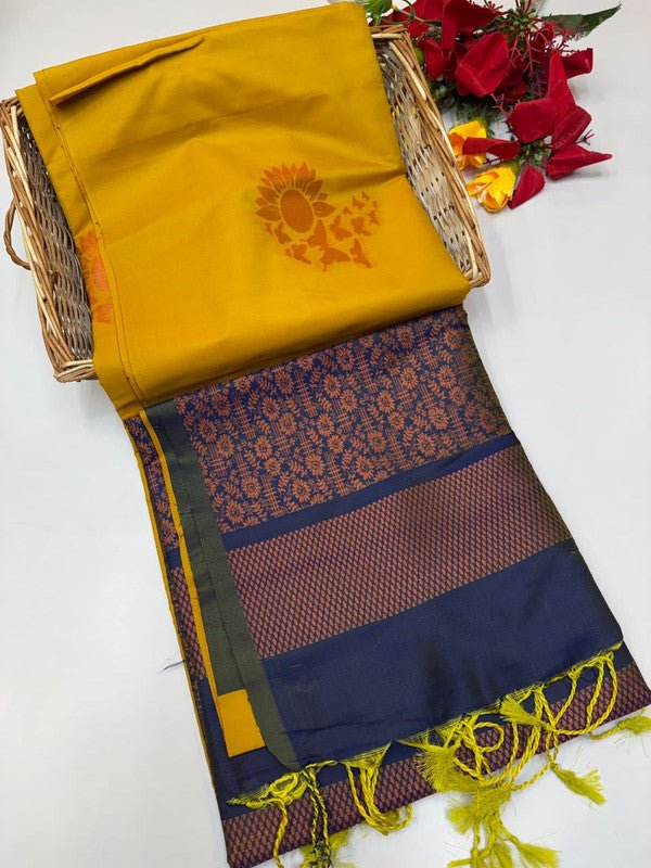 Kural Soft Silk (Aadi Offer BT-4)Take 5 Each Saree Rs.399/- KR169 - Sri Sakthi Pugazh Tex - Soft Silk