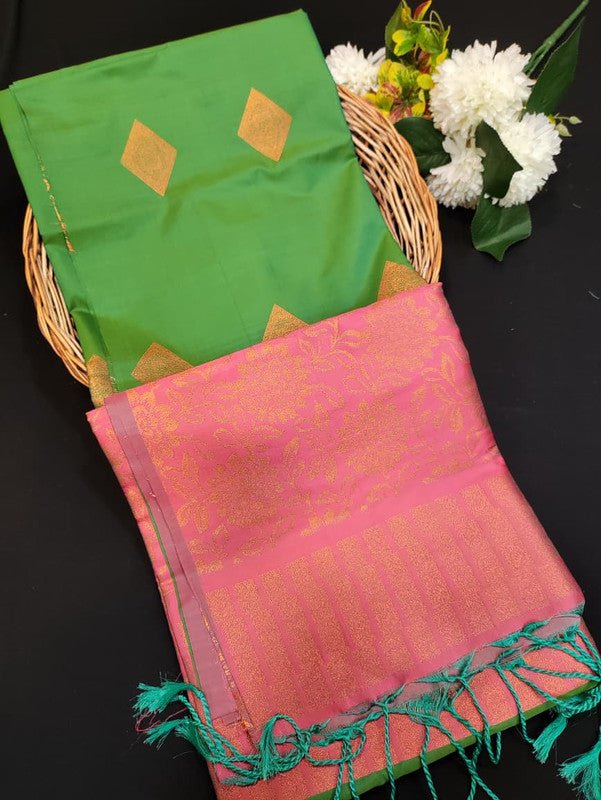 Kural Soft Silk (Aadi Offer BT-5) Take 5 Each Saree Rs.399/- KR194 - Sri Sakthi Pugazh Tex - Soft Silk