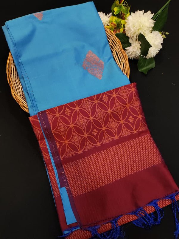 Kural Soft Silk (Aadi Offer BT-5) Take 5 Each Saree Rs.399/- KR202 - Sri Sakthi Pugazh Tex - Soft Silk