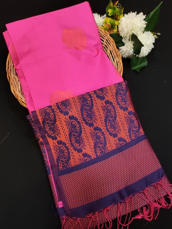 Kural Soft Silk (Aadi Offer BT-5) Take 5 Each Saree Rs.399/- KR205 - Sri Sakthi Pugazh Tex - Soft Silk