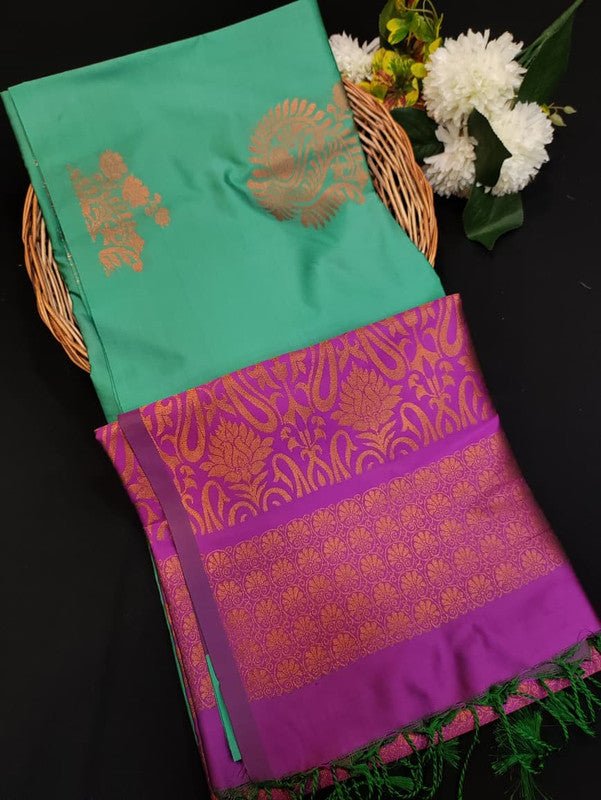 Kural Soft Silk (Aadi Offer BT-5) Take 5 Each Saree Rs.399/- KR214 - Sri Sakthi Pugazh Tex - Soft Silk