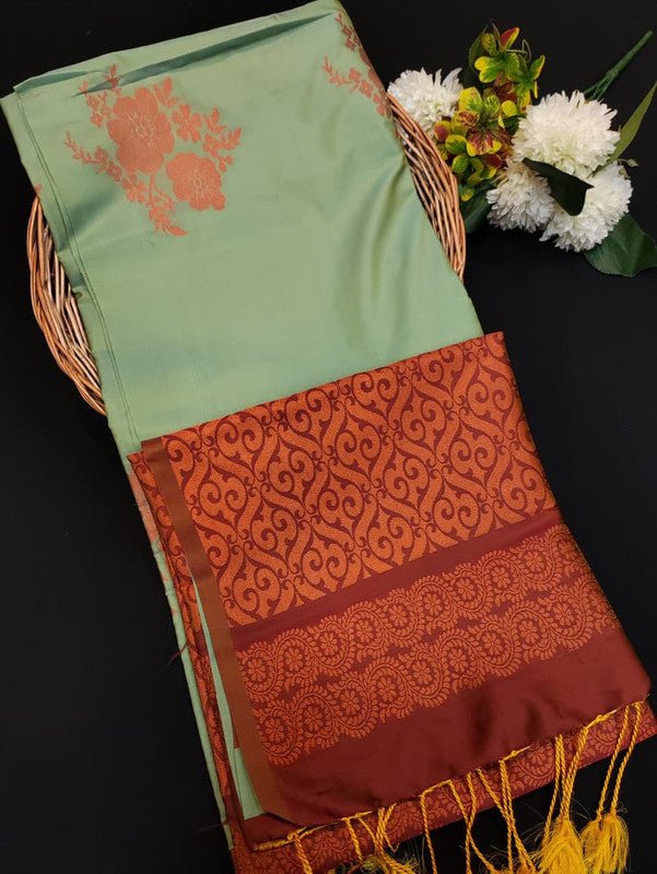 Kural Soft Silk (Aadi Offer BT-6) Take 5 Each Saree Rs.399/- KR228 - Sri Sakthi Pugazh Tex - Soft Silk