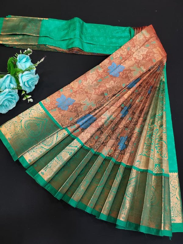 Luxury Rapier Saree with zari work for party wear