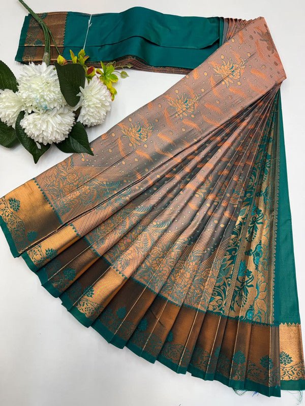 Luxury Rapier Saree with zari work for party wear