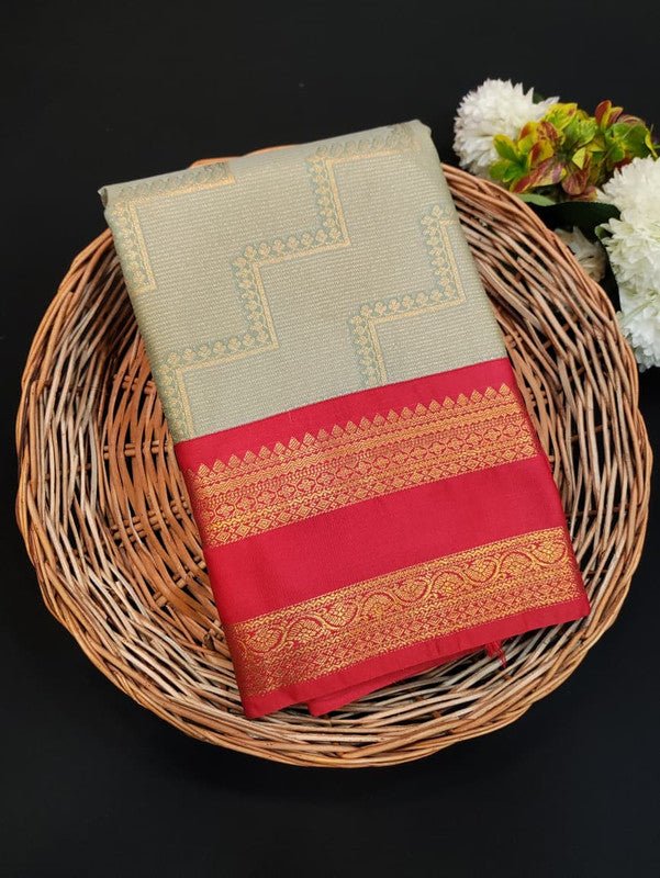 Luxury Semi Silk Saree for Women – Elegant Party Wear