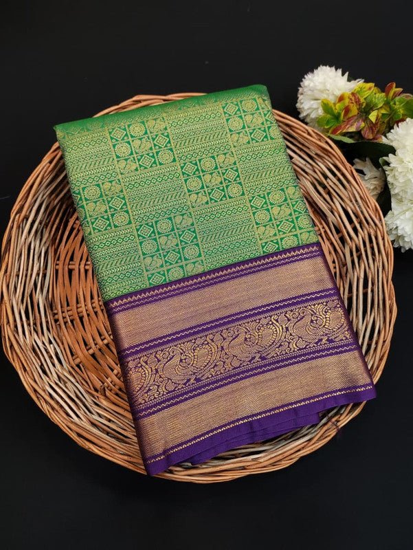 Luxury Semi Silk Saree for Women – Elegant Party Wear