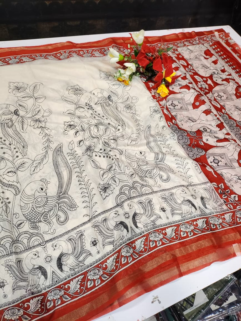 Malmal Cotton (Kalamkari Design) MKC03